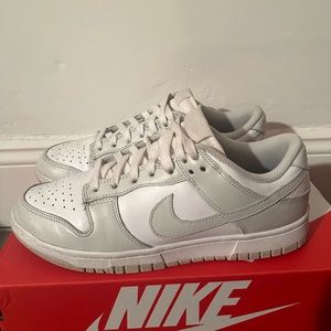 Women’s white/phonton dust white Nike dunk low